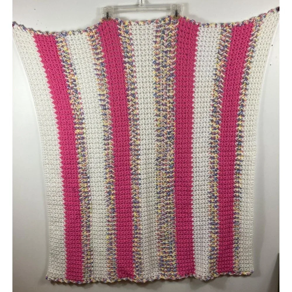 Handmade crocheted blanket